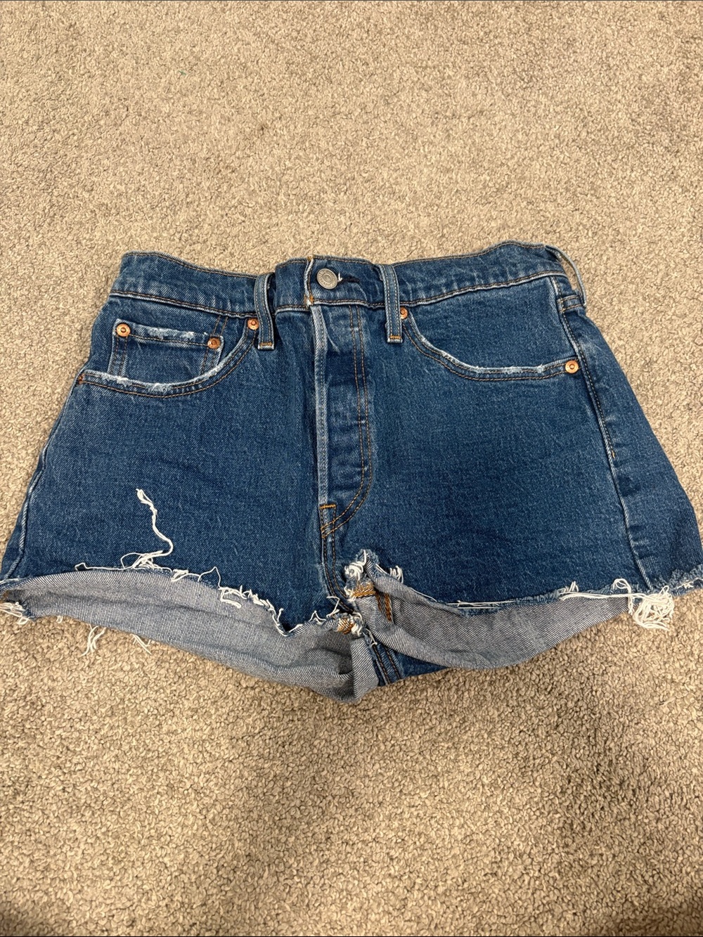 Levi’s 501 Button Fly Denim Shorts